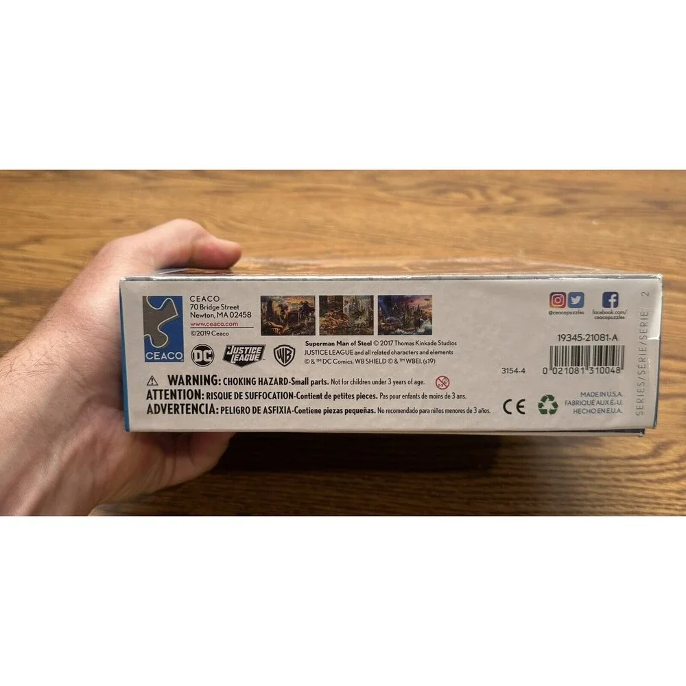 Thomas Kinkade DC Ceaco ,Justice League Jigsaw Puzzle  1000 Piece‎